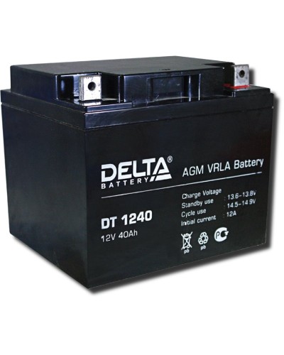 Delta DT 1240. Аккумулятор герметичный свинцово-кислотный. Delta в Астрахани
