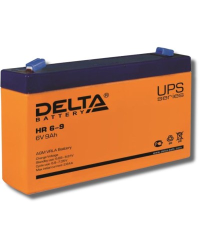 Delta HR 6-9. Аккумулятор герметичный свинцово-кислотный. Delta в Астрахани
