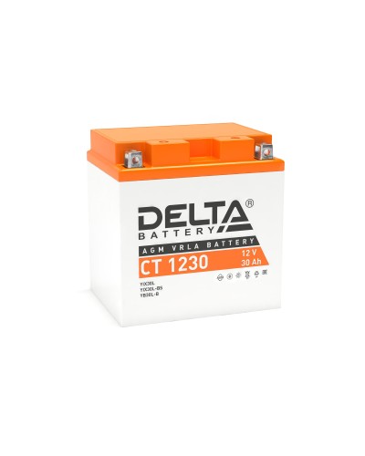 Delta CT 1230. Аккумулятор герметичный свинцово-кислотный стартерный. Delta в Астрахани