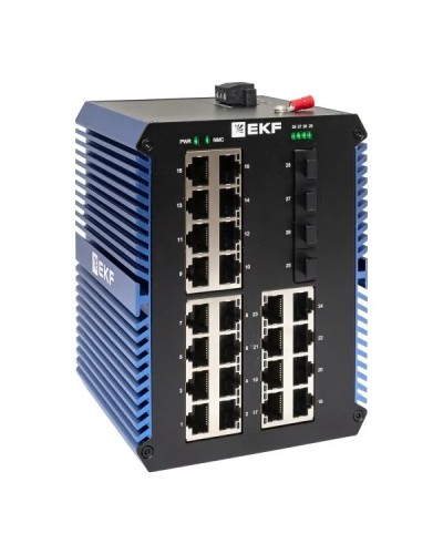 TSX-U-4GX/SFP-24GTP. Промышленный неуправляемый коммутатор. EKF в Астрахани
