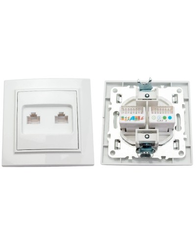 Минск Розетка RJ-45+Phone СП (ERK00-135-10). Розетка RJ-45+Phone СП. EKF в Астрахани