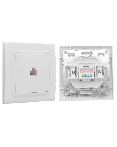 Минск Розетка RJ-45 1-местная СП (ERK01-035-10). Розетка RJ-45 1-местная СП. EKF в Астрахани
