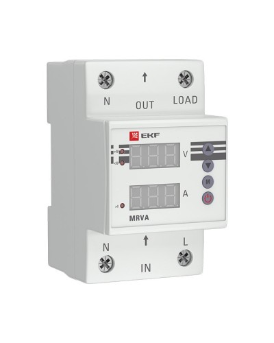 MRVA 40A PROxima (MRVA-40A). Реле напряжения и тока с дисплеем. EKF в Астрахани
