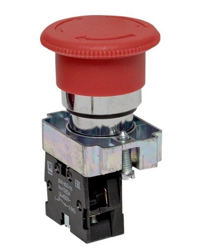 BS542 поворотная красная грибок NC (xb2-bs542). Кнопка поворотная красная грибок. EKF в Астрахани
