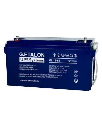 G.ETALON GL 12-65. Аккумулятор герметичный свинцово-кислотный. ETALON в Астрахани