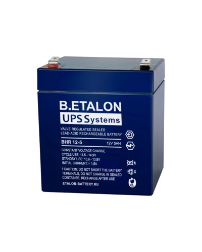 B.ETALON BHR 12-5. Аккумулятор герметичный свинцово-кислотный. ETALON в Астрахани