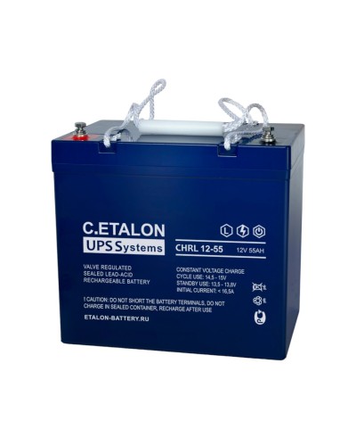 C.ETALON CHRL 12-55. Аккумулятор герметичный свинцово-кислотный. ETALON в Астрахани