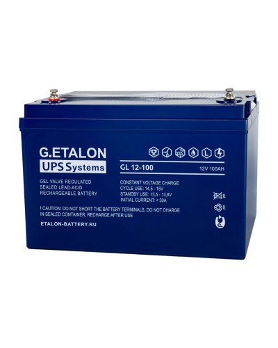 G.ETALON GL 12-100. Аккумулятор герметичный свинцово-кислотный. ETALON в Астрахани