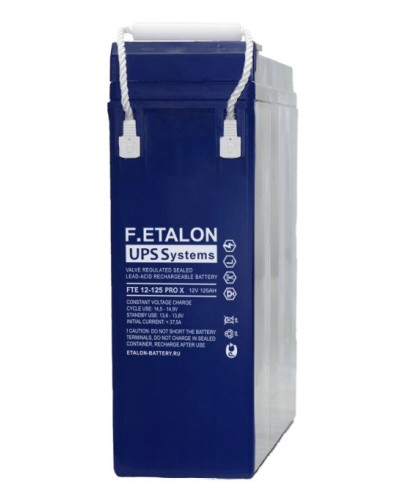 F.ETALON FTE 12-125 PRO X. Аккумулятор герметичный свинцово-кислотный. ETALON в Астрахани