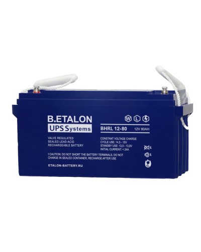 B.ETALON BHRL 12-80. Аккумулятор герметичный свинцово-кислотный. ETALON в Астрахани