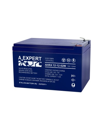 A.EXPERT AHRX 12-12-52W. Аккумулятор герметичный свинцово-кислотный. EXPERT в Астрахани