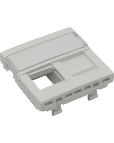 Вставка для 2-х модулей под RJ-45 кат.5e UTP, белая (45971 SBR): Вставка для 2-х модулей в Астрахани