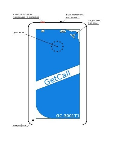 GC-3001T1. Переговорное устройство ремонтной связи. GETCALL в Астрахани