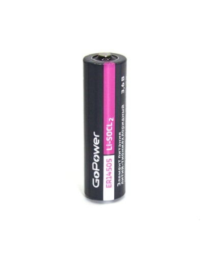 ER14505 GoPower. Литий-тионилхлоридный элемент питания. GoPower в Астрахани