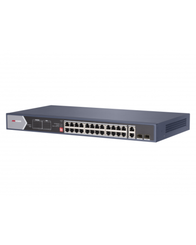 DS-3E0528HP-E. Коммутатор с питанием POE. Hikvision в Астрахани