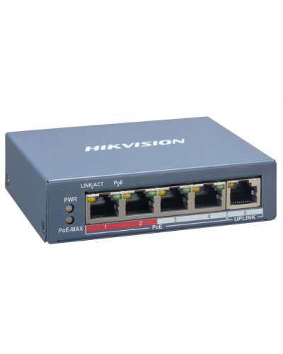 DS-3E1105P-EI. Коммутатор с POE. Hikvision в Астрахани