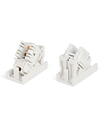 SIP2K-C6-M45-22.5. Вставка 45x22,5 с наклонным модулем RJ-45 категории 6. Hyperline в Астрахани