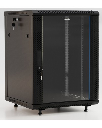 TWB-FC-1545-GP-RAL9004. Шкаф телекоммуникационный 19 настенный 15U. Hyperline в Астрахани