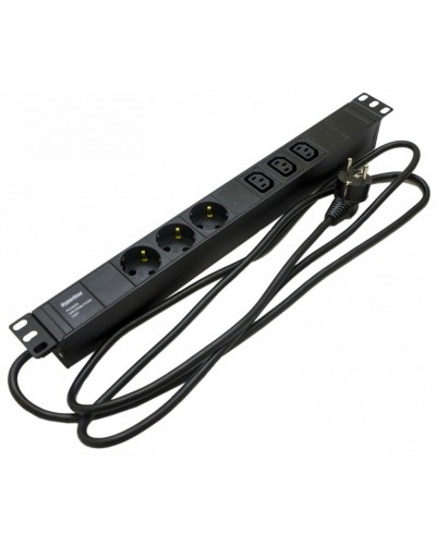 SHE19-3SH-3IEC-2.5EU. Блок розеток 19. Hyperline в Астрахани