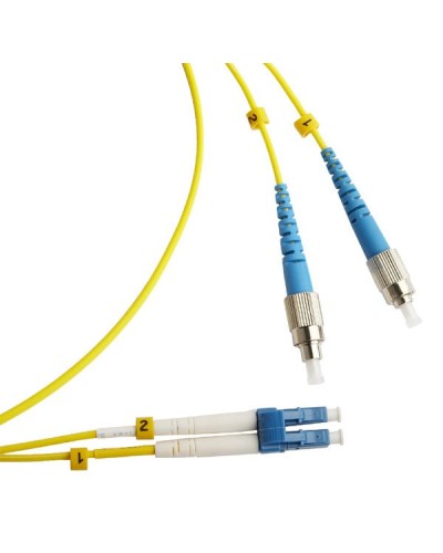FC-D2-9-FC/UR-LC/UR-H-2M-LSZH-YL. Патч-корд волоконно-оптический FC/UPC-LC/UPC. Hyperline в Астрахани