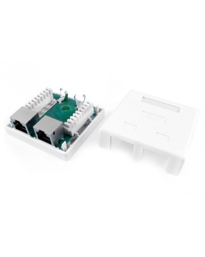 SB1-2-8P8C-C6-SH-WH. Розетка RJ-45. Hyperline в Астрахани