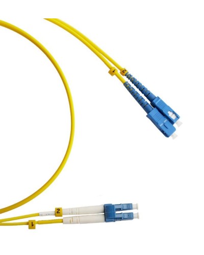 FC-D2-9-LC/UR-SC/UR-H-2M-LSZH-YL. Патч-корд волоконно-оптический LC/UPC-SC/UPC. Hyperline в Астрахани