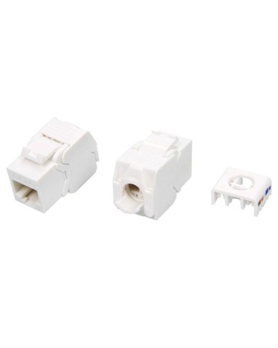 KJ8-8P8C-C6-180-TLS-WH. Вставка Keystone Jack RJ-45. Hyperline в Астрахани