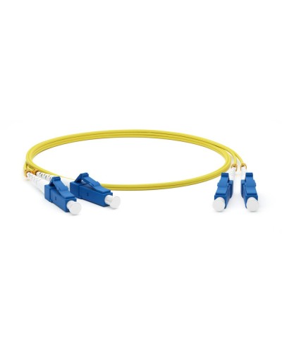FC-D2-9-LC/UR-LC/UR-H-5M-LSZH-YL. Патч-корд волоконно-оптический одномодовый. Hyperline в Астрахани