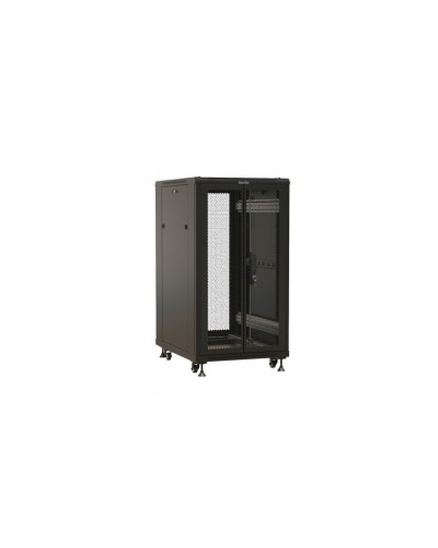 TTBR-2766-DD-RAL9004. Шкаф телекоммуникационный 19 напольный 27U. Hyperline в Астрахани
