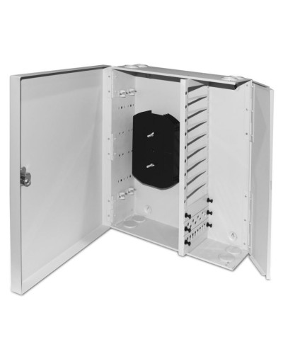 FO-WBX-12xSLT-W140H42-96UN-GY. Кросс оптический настенный. Hyperline в Астрахани