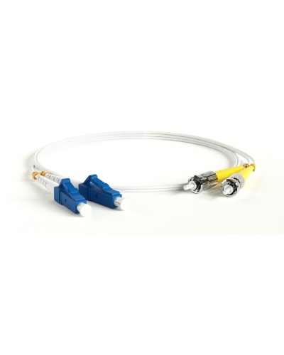 FC-D2-9A1-LC/UR-ST/UR-H-1M-LSZH-WH. Патч-корд волоконно-оптический ST-LC. Hyperline в Астрахани