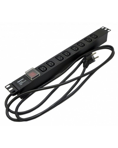 SHE19-8IEC-S-2.5EU. Блок розеток 19. Hyperline в Астрахани