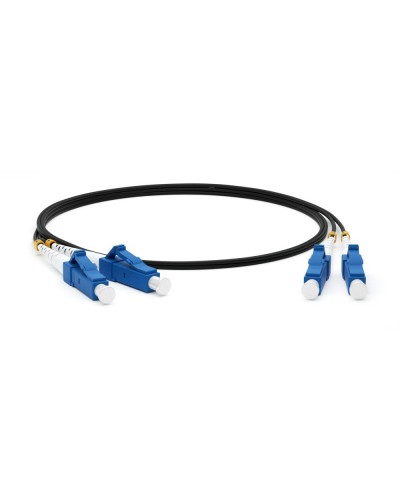 FC-D2-9-LC/UR-LC/UR-H-3M-LSZH-BK. Патч-корд волоконно-оптический одномодовый. Hyperline в Астрахани