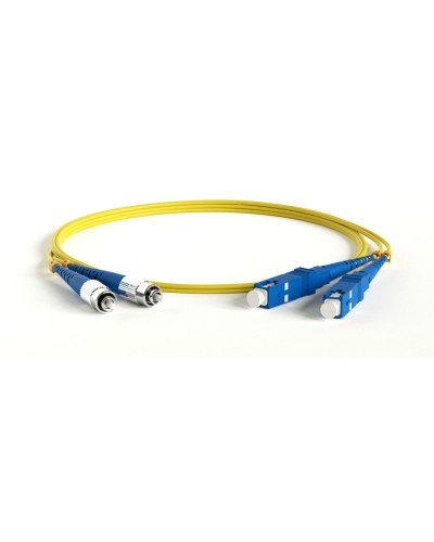 FC-D2-9-FC/UR-SC/UR-H-2M-LSZH-YL. Патч-корд волоконно-оптический SC-FC. Hyperline в Астрахани