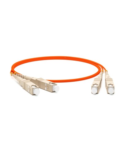 FC-D2-62-SC/PR-SC/PR-H-2M-LSZH-OR. Патч-корд волоконно-оптический многомодовый. Hyperline в Астрахани