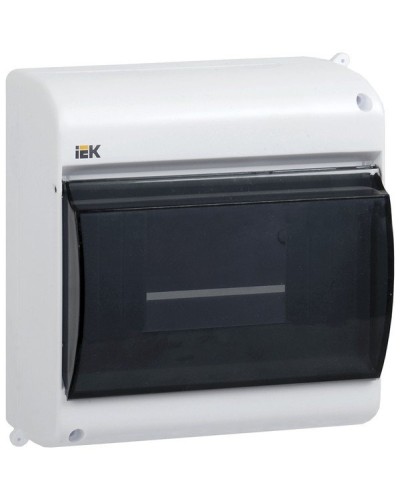 Корпус пластиковый КМПн 2/4 IP30 белый KREPTA 3 (MKP42-N-04-30-12). Щиток модульный с прозрачной дверцей, настенный. IEK в Астрахани