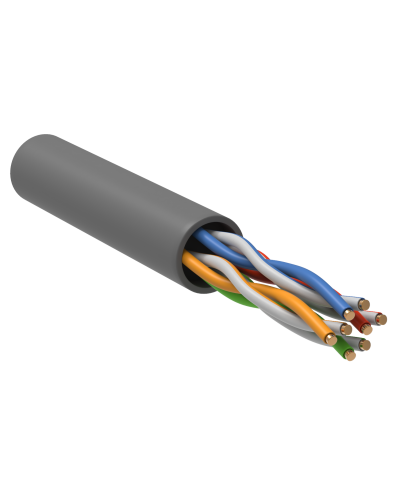 GENERICA U/UTP 5E 24AWG 4PR LSZH серый (BC1-C5E04-121-100-R-G). Кабель «витая пара» (LAN) для структурированных систем связи. IEK в Астрахани