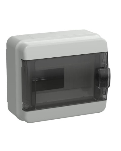 Корпус пластиковый КМПн-8 IP65 TEKFOR (TF5-KP72-N-08-65-K03-K02). Корпус модульный пластиковый черная прозрачная дверь. IEK в Астрахани