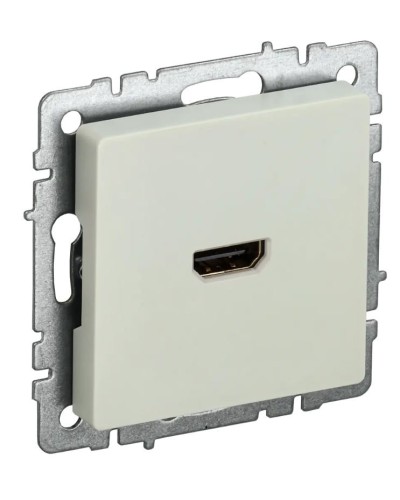 Розетка HDMI РHDMI-0-БрКр бежевый BRITE (BR-H10-K10). Розетка HDMI. IEK в Астрахани