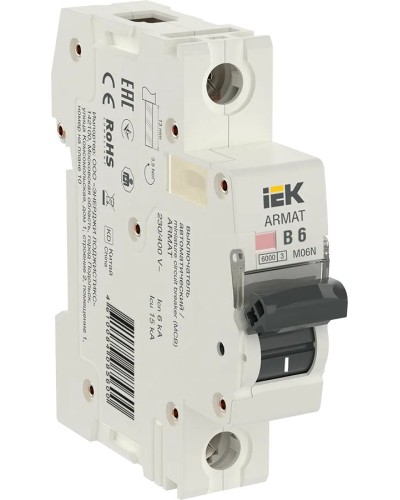 M06N 1P B 6А 6кА ARMAT (AR-M06N-1-B006). Автоматический выключатель. IEK в Астрахани