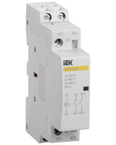 Контактор модульный КМ20-20М AC (MKK11-20-20). Контактор модульный. IEK в Астрахани
