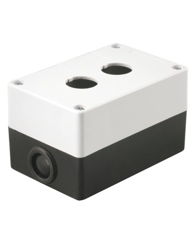 Корпус КП102 для кнопок 2 места белый (BKP10-2-K01). Корпус для кнопочных постов. IEK в Астрахани