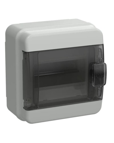 Корпус пластиковый КМПн-6 IP65 TEKFOR (TF5-KP72-N-06-65-K03-K02). Корпус модульный пластиковый черная прозрачная дверь. IEK в Астрахани