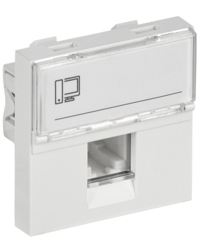 Розетка RJ45 кат.6 PRIMER РКИ-20-00-П-6 белый IEK (PR-KK40D-RI-0-2-1C06U-K01). Розетка RJ-45. IEK в Астрахани