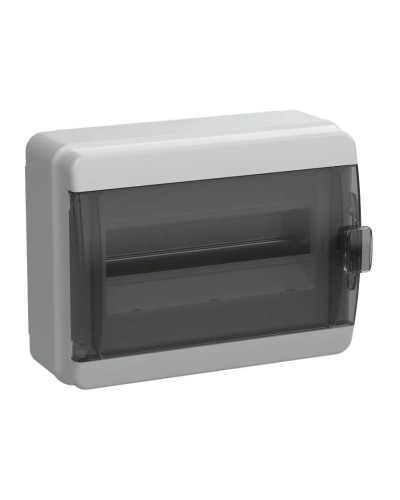 Корпус пластиковый КМПн-12 IP65 TEKFOR (TF5-KP72-N-12-65-K03-K02). Корпус модульный пластиковый черная прозрачная дверь. IEK в Астрахани