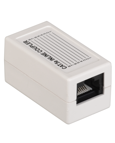CS70-1C5EU. Проходной адаптер категория 5Е UTP тип RJ45-RJ45, белый. ITK в Астрахани