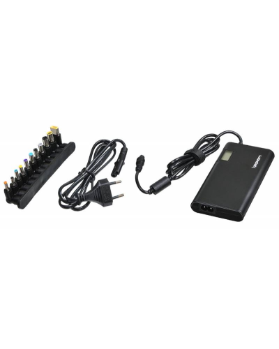 Блок питания Ippon SD90U автоматический 90W 15V-19.5V 11-connectors 4.5A 1xUSB 2.1A, LCD индикатор (705053). Блок питания. Ippon в Астрахани
