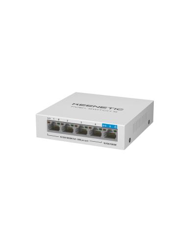 Keenetic KN-4610 (L2) 5х1Гбит/с 4PoE+ 60W. Коммутатор с PoE. KEENETIC в Астрахани