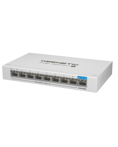 Keenetic KN-4710 (L2) 9х1Гбит/с 8PoE+ 120W. Коммутатор с PoE. KEENETIC в Астрахани