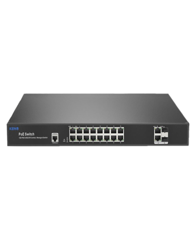 KN-SW1602SFP/M2. Коммутатор с питанием по PoE. KENO в Астрахани
